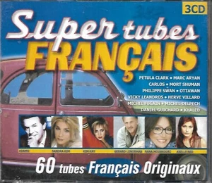 3 CD 60T HARDY/ZARAI/MITCHELL/LAVILLA/CHRISTOPHE/DAVE/LIO/DELPECH/BRANT/ADAMO - Picture 1 of 2