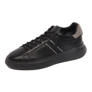 G4768 sneaker uomo HOGAN H580 black/grey leather shoes man - Bild 1 von 4