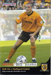 Hull City v Hartlepool United 2001/2 (1 Jan) Postponed + Supplement (5 Feb) - Picture 1 of 1