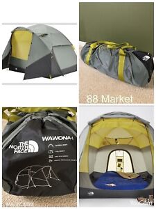 NEW The North Face Wawona 4 Pop Up Tent 4-Person 3-Season Waterproof Easy Set Up