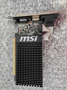 MSI GT710 1GB NVIDIA GPU Tested Graphics Card GT 710 1GD3H LP - Picture 1 of 6