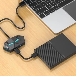Tastatur und Maus Adapter 4 Ports USB Hub TypC für MagicBand + Unterstützung - Afbeelding 1 van 14