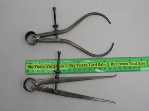 7" Leg Starrett Inside and Outside Bow Caliper Set - Picture 1 of 3
