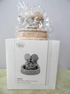 Precious Moments May All Our Wishes Come True Figurine-New in Box - Picture 1 of 11
