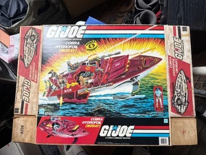 Vintage 1985 Hasbro GI Joe Cobra MORAY HYDROFOIL Box Only See Pics - Imagen 1 de 5