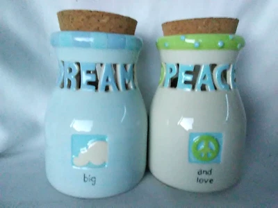 Декоративная керамическая бутылка 5 «вдохновляющий мечта большой мир и любовь новый 2 лот  - Изображение 1 из 4