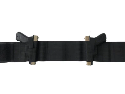 Funda táctica oculta con banda para el vientre funda elástica transpirable doble pistola de transporte Foto 1 de 4