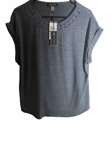 NWT Cable & Gauge Women’s Sz Large Top / Blue - Picture 1 of 6