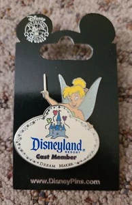 HTF Disney pin WDW Cast Member Name Tag Tinker Bell Fairy We Create Happiness - Picture 1 of 1