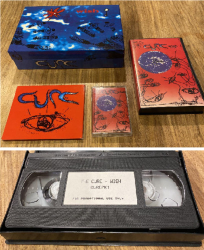 Wish Promo Box Set The Cure CD & Cassette Tape & VHS limited 50 sets Super Rare