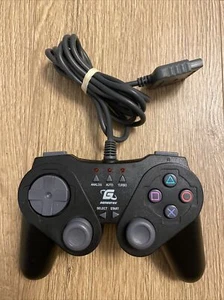 Gamester PlayStation 1 PS1 Controller Black Analog Turbo Auto - Picture 1 of 2