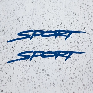2pcs SPORT Decal Vinyl Sticker | Sports Racing Car Truck Emblem Badge - Picture 1 of 14
