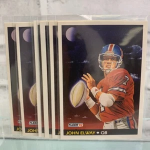 1992 Fleer Football John Elway Pro-Visions #471 6 Card Lot - Picture 1 of 3