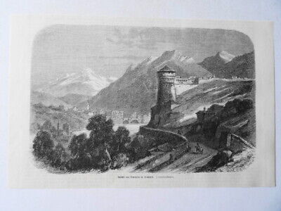 Ansicht Von Roveredo In Südtirol, Rovereto, Trentino, Holzstich Von 1868 • 1€