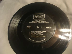 Girl Scouts 12,000 Sing 1965 United Artist Record Vinyl 7" 33 RPM GSEP-2A - Picture 1 of 2
