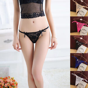 Women's Lace Thongs G-string V-string Panties Knickers Lingerie UnderwearBriAGUL