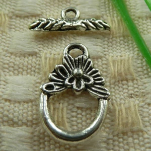 210 Sets Tibetan Silver Nice Clasps 18X12MM 15X6MM S3779 DIY Jewelry Making - Picture 1 of 6