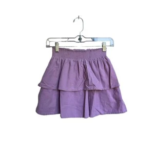 Mini Boden Lilac Corduroy Tiered Skirt size 9-10/140CM - Picture 1 of 4