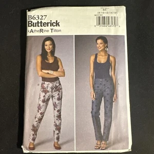 Butterick 6327 Semi-Fitted Pant Front Fly Button 4-Pocket Size 8-16 Uncut - Picture 1 of 2