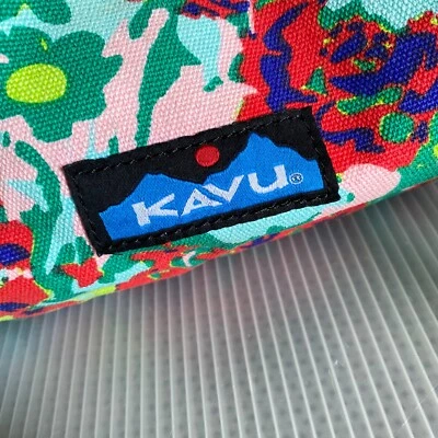 Bolso de Mano KAVU Cuerda Cartera de Hombro ROSE GARDEN - Raro Foto 1 de 4