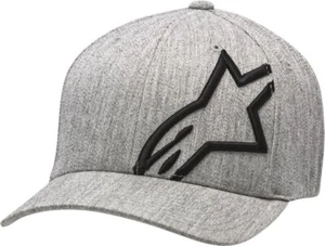 NEW 482-68756L ALPINESTARS CORP SHIFT 2 CURVED HAT - GREY HEATHER/BLACK- LG/XL - Picture 1 of 2