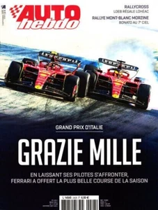 AUTO HEBDO n°2428 06/09/2023 GP ITALIE RALLYE MONT-BLANC MORZINE F2-F3 MONZA - Imagen 1 de 1