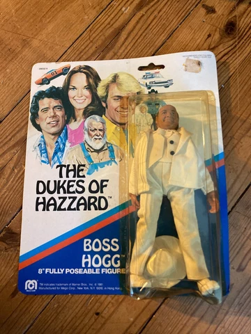 1981 MEGO DUKES OF HAZZARD BOSS HOGG 8” on card unopened Cover