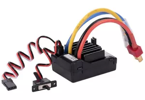 60A Brush Type ESC Designed forward & Reverse Designed for 1/10 RC Car 7.2V-9.6V - Picture 1 of 1