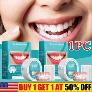 Minceetbien Dentures, Minceetbien Silicone Reline Denture Set - 100% Natural - Picture 1 of 6