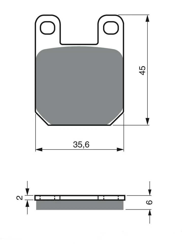 Pastillas Freno Orgánico Delant. Apto para KTM SX 60 65 Año Fab. 00-01 - Imagen 1 de 1
