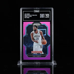 2022-23 Panini Prizm Monopoly NBA Joel Embiid Pink SP 32/149 #PS5 76ers MVP - Bild 1 von 2