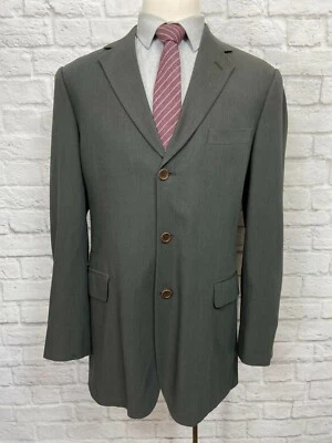 Chaqueta Blazer Abrigo Deportivo BROOKS BROTHERS Para Hombre Gris 100% Lana 41L Foto 1 de 4