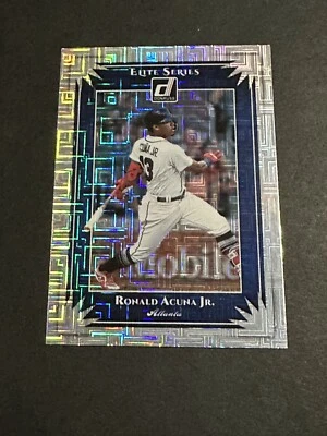 2019 Donruss Ronald Acuna Jr. Elite Series Vector #1 - Braves - FREE SHIPPING - Image 1 of 2