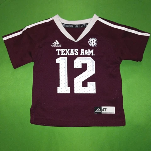 Texas A&M University Aggies Jersey Adidas Football toddler infant boys am (4T) Cover