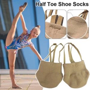 Medio Calcetines de Gimnasia Rítmica Tejido Suave Proteger Pie Elástico Zapatos de Baile - Imagen 1 de 12