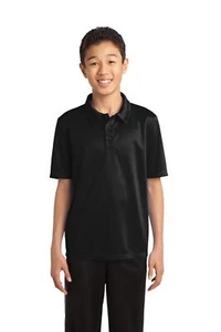 Port Authority Y540 Youth 100% Polyester Silk Touch Performance Polo Shirt - Picture 1 of 49