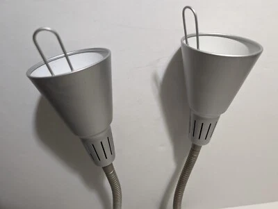 IKEA Kvart Wall LED Spotlight Light White Reading Lights Plug In  - Set of 2 - Image 1 of 3