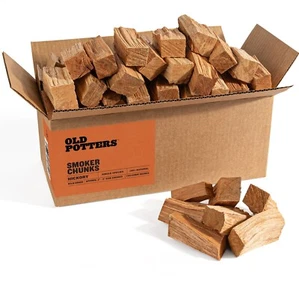 Old Potters Smoker Chunks for Smoking, Grilling, and Wood Fire Cooking 12-14 lbs - Picture 1 of 3