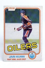 1981-82 Jari Kurri #107 Edmonton Oilers Right Wing O-Pee-Chee Hockey Card H447