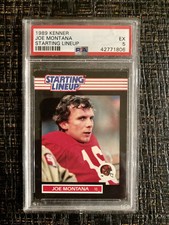 1989 Kenner Starting Lineup  Joe Montana PSA 5