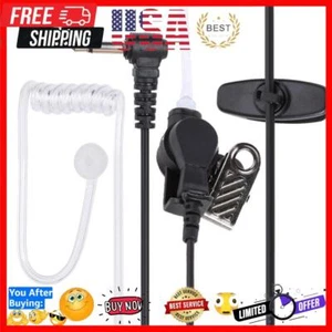 3.5mm Mono Jack Listen Only Transparent Acoustic Tube Earpiece Earphone - Zdjęcie 1 z 12