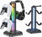 KDD RGB Headset Stand with 9 Light Modes - Gaming Controller Holder for Desk...