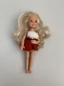 Chelsea Barbie Doll Christmas Vintage Mattel Toy Holiday - Picture 1 of 5