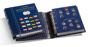 Leuchtturm Münzalbum Vista deutsche 2 Euro Gedenkmünzen m. Schutzkassette 367371 - Bild 1 von 5