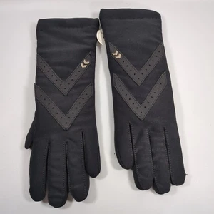 Isotoner ARIS Guantes de Conducción Negros Forrados Gamuza Borde Talla Mediana Nuevos - Imagen 1 de 11