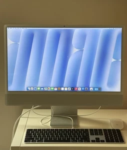 Apple iMac 24" M1 16GB RAM 1TB SSD - Silver - Afbeelding 1 van 8