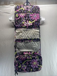 Vera Bradley hängender Reise-Kulturbeutel-Organizer nicht mehr produziert lila Locher nicht mehr produziert - Bild 1 von 10