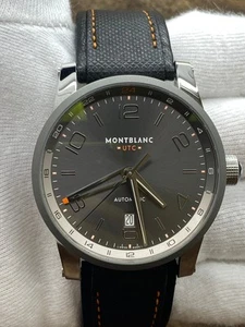 Montblanc Timewalker Voyager UTC 109137 Grey Dial Automatic Men's Watch - Picture 1 of 10