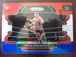 2022 Panini Prizm Bron Breakker #39 RED WHITE BLUE Prizm Rookie Card - Picture 1 of 1