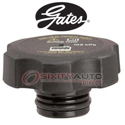 Gates Radiator Cap for 2011 GMC Sierra 2500 HD 6.0L V8 - Antifreeze Coolant fv Foto 1 de 4